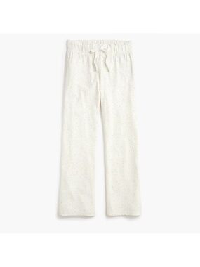 Jcrew Factory SPECKLED SWEATPANT, 
Size: MEDIUM,  Color: IVORY CONFETTI